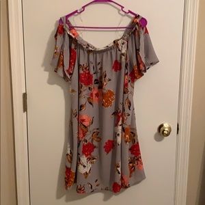 Chiffon Tunic - Off Shoulder